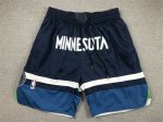 NBA Minnesota Timberwolves just don shorts bleu